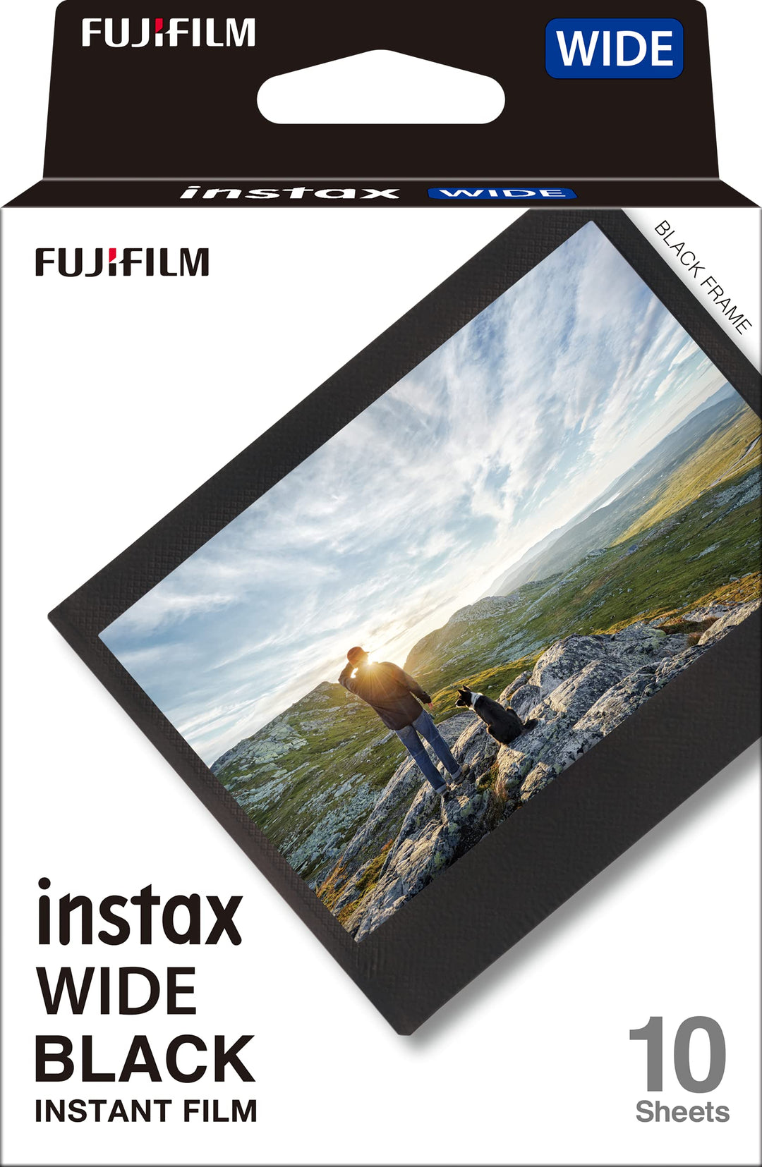 instax Wide Film Black Frame, Schwarz