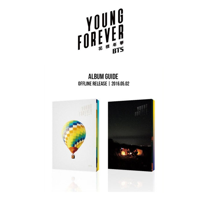 BTS Special Album - YOUNG FOREVER [ NIGHT Ver. ] CD + Photobook + Polaroid Card + Folded Poster + FR