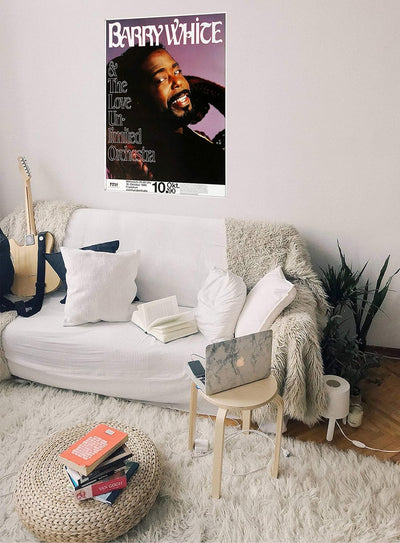 Barry White - The Man is Back, Frankfurt 1990 » Konzertplakat/Premium Poster | Live Konzert Veransta