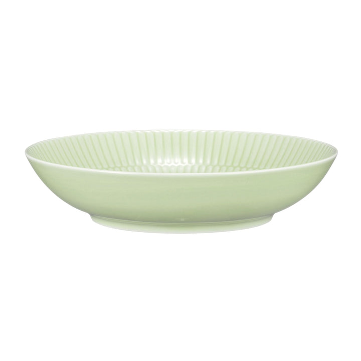 Seltmann Weiden Amina Seladon Suppenteller, 21 cm, Tiefe Suppenschale mit dezentem Relief-Muster, Sp