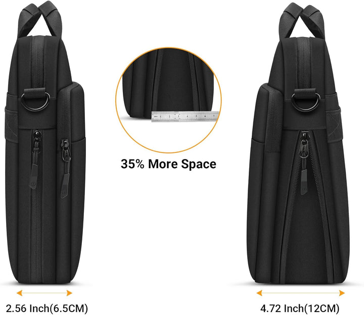 ZYB Grosse Kapazität Laptoptasche 15.6 Zoll 16 Zoll Laptop Tasche,Notebook Tasche für 15.6-16 Zoll L