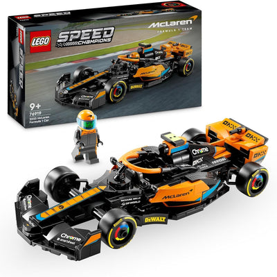 LEGO Icons McLaren MP4/4 & Ayrton Senna Modellauto Set, F1 Rennwagen Bausatz & Speed Champions McLar