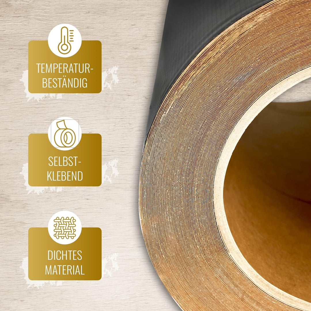 Screw Rebel Terrassen Holzschutzband für Unterkonstruktionen 80mm breit, 20m lang Breite: 80 mm, Bre