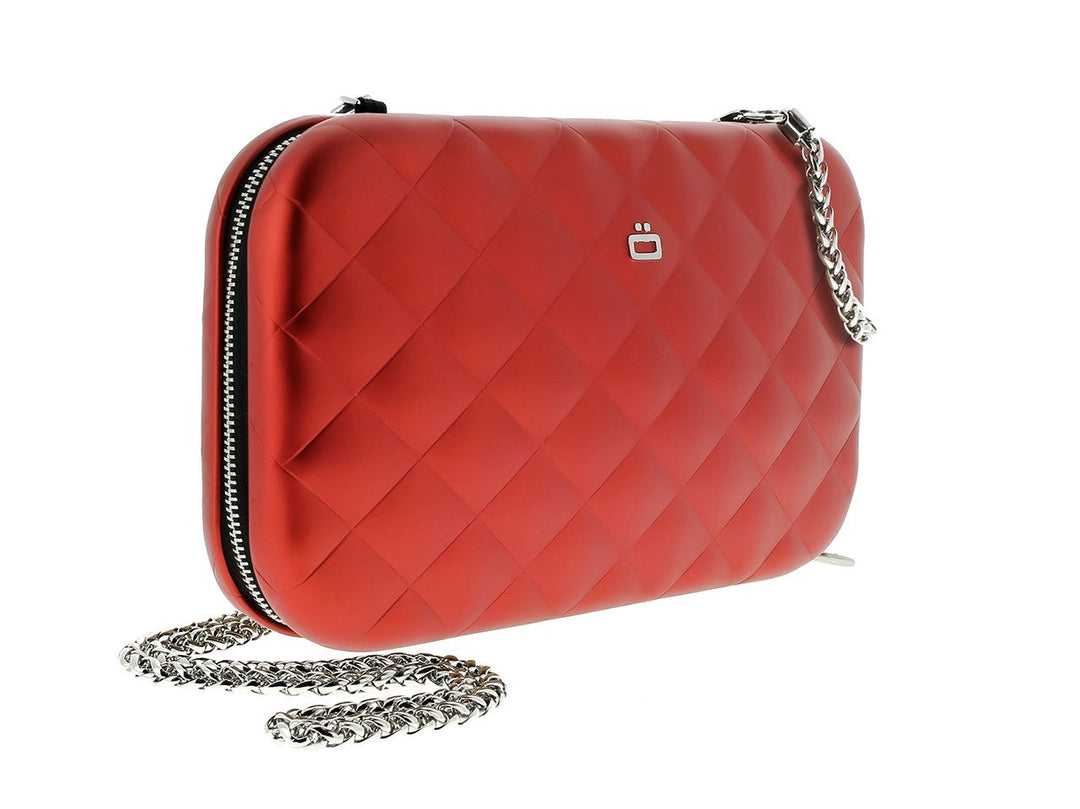 ÖGON Smart Wallets - Quilted Lady Bag - Capacité jusqu'à 15 Cartes + Passeport + pièces + Billets -