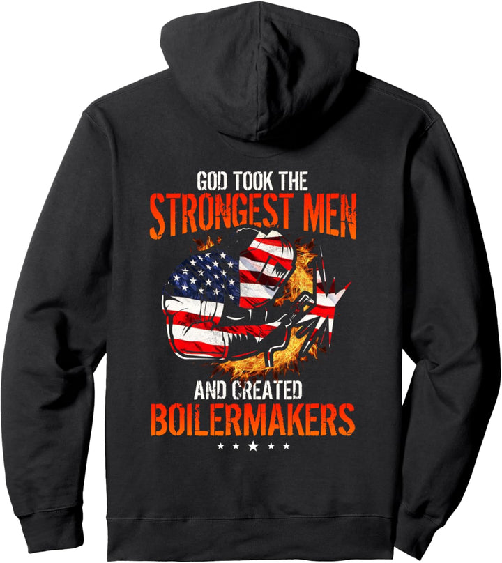 Boilermaker Design auf der Rückseite der Kleidung Pullover Hoodie