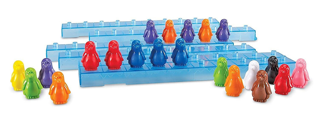 Learning Resources Penguins on Ice Mathematik-Spielset, 30 x 2.5 cm