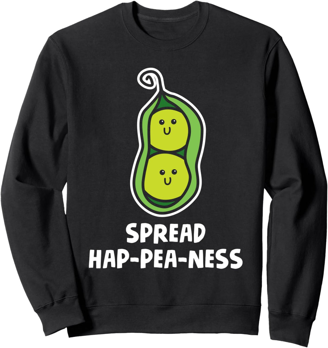 Lustige Erbse Gemüse Glück Baby Erbsen Sweatshirt