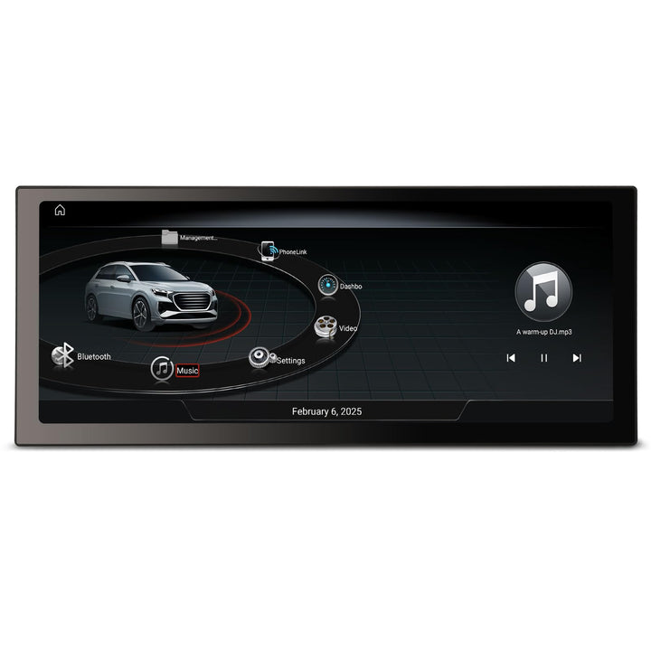 Erisin 12,3" IPS Touchscreen 8GB+128GB Qualcomm 8 Kern Android 16 DAB+ Autoradio Für Audi Q5 2009-20