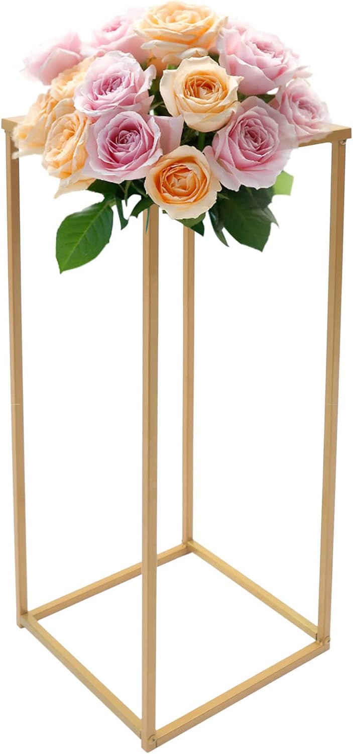 SABUIDDS 10er Set aus Metall Blumenständer Gold Pflanzenständer Moderne Blumentopfständer Pflanzenre