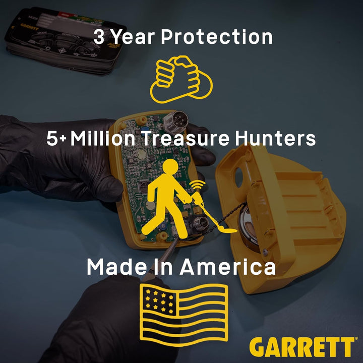 Garrett ACE APEX-Detektor mit 6 x 11 DD Viper-Suchspule, Z-Lynk-Kopfhörer, Pro-Pointer bei Z-Lynk un