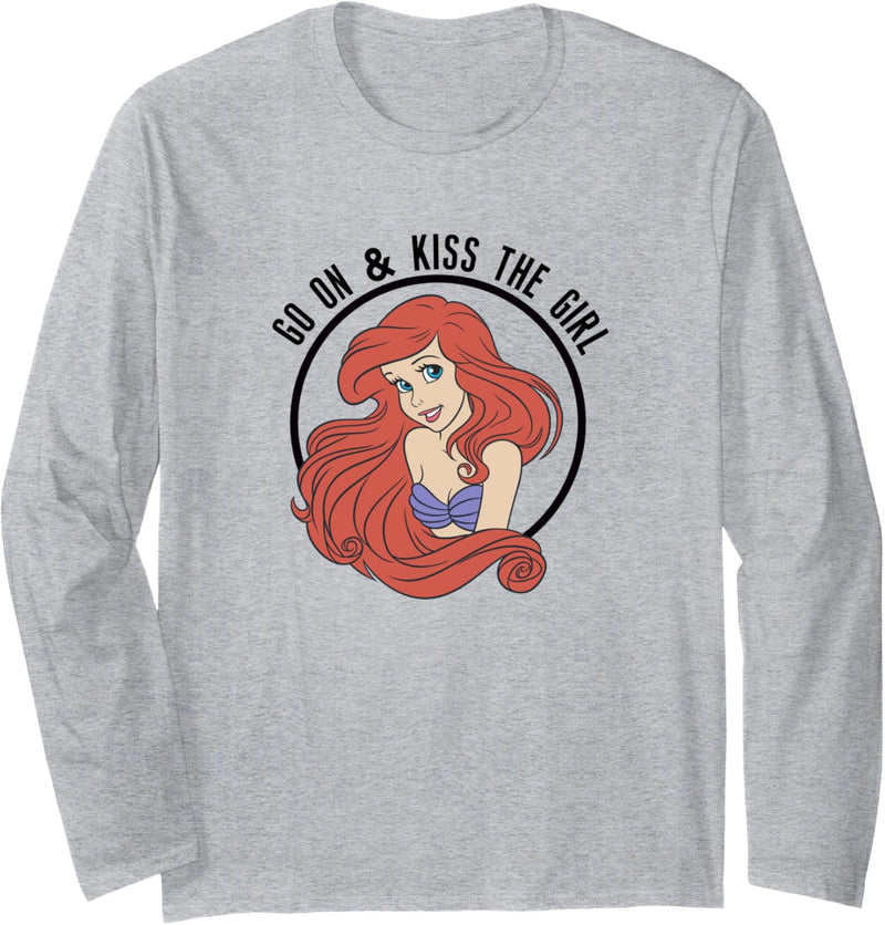 Disney The Little Mermaid Ariel Go On & Kiss The Girl Langarmshirt