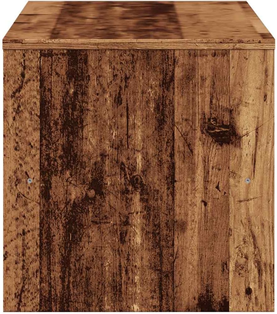 vidaXL TV-Schrank Altholz-Optik 80x40x40 cm Holzwerkstoff, TV-Möbel, TV-Board, TV-Sideboard, TV-Stän