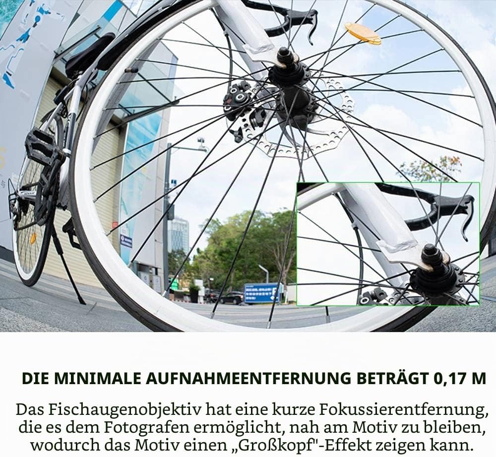 7artisans 10 mm F2,8 Vollformat-Fischaugenobjektiv, Ultra-Weitwinkel-Fischaugenobjektiv, 178° manuel