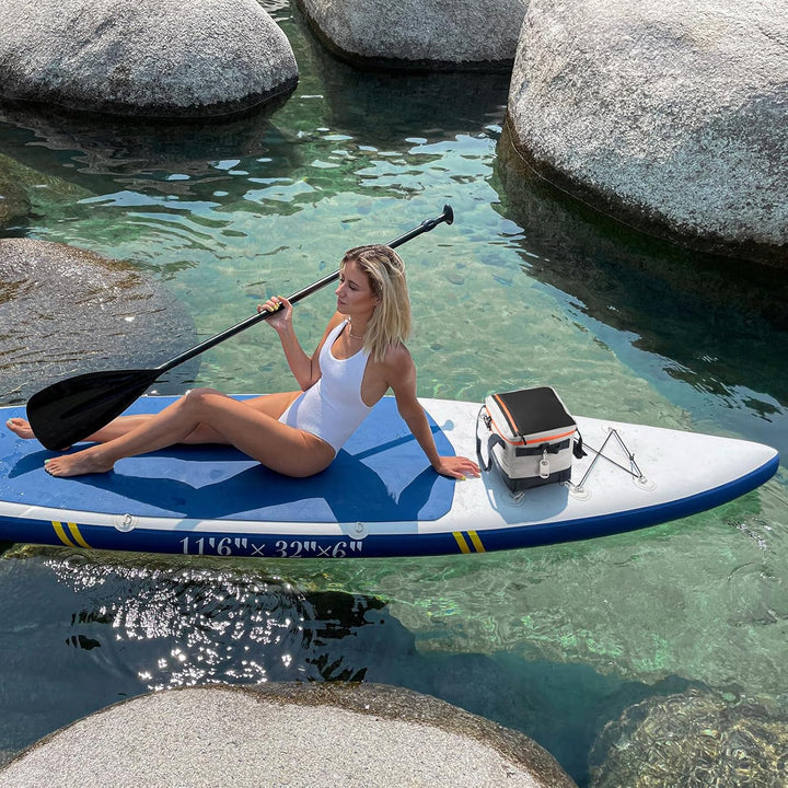 Paddle Board Cooler 33 Can Large Paddle Board Accessories, Leakproof Kayak Cooler Bag Camping Cooler