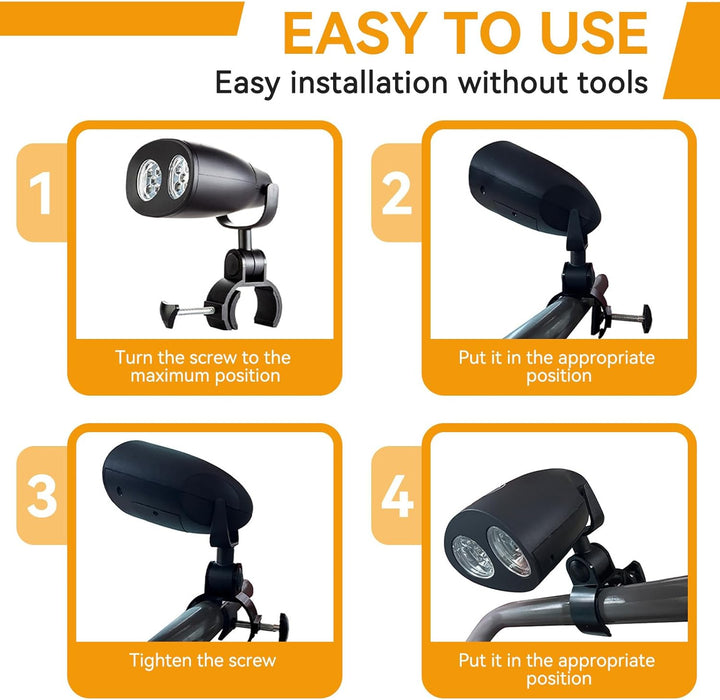 Grilllicht, Grilllichter Für Grill, LED-Grilllichter, Grilllicht Mit 10 LED-Lichtern Für Grillen, Ca