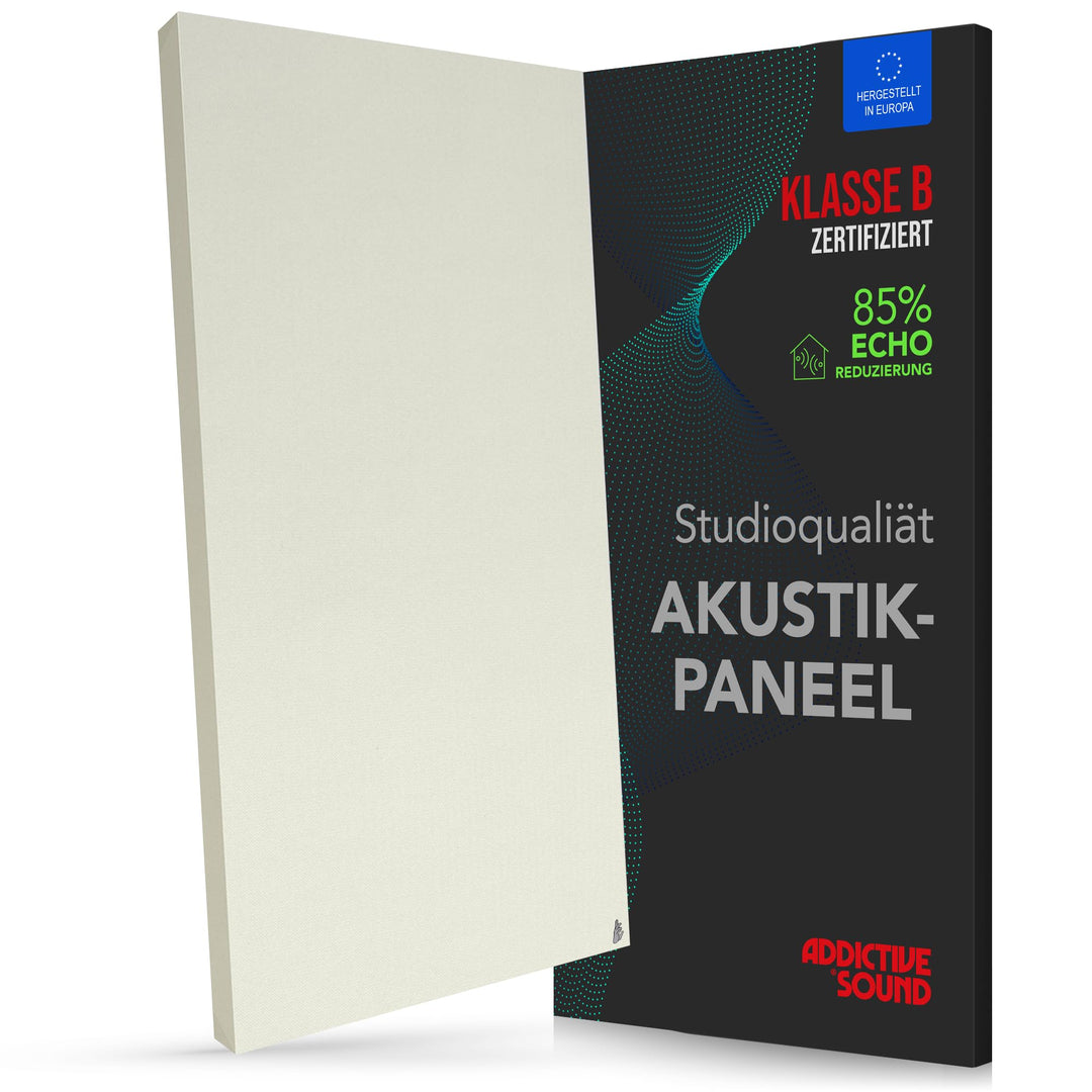 Addictive Sound Schalldämmung Wand 100x50x6 cm Premium - Akustikpaneele Wand - Schallabsorber Bild -