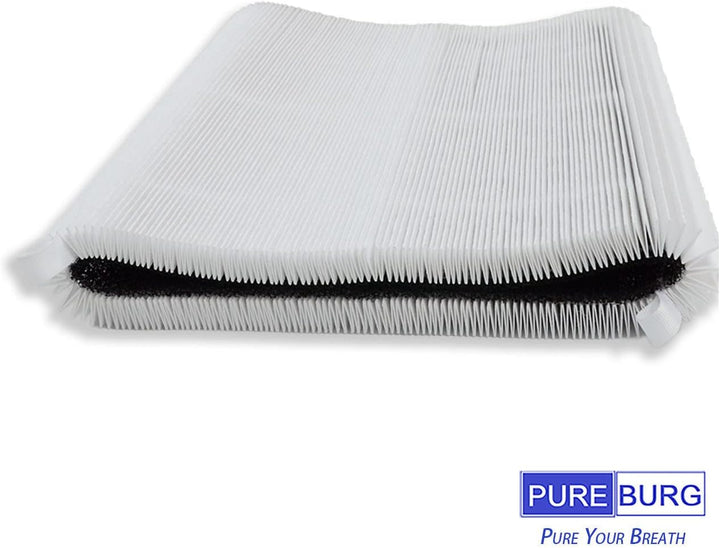 PUREBURG Ersatz-HEPA kompatibel mit Blueair Blue Pure 411/411+/3210 Luftreiniger,H13 True HEPA und A
