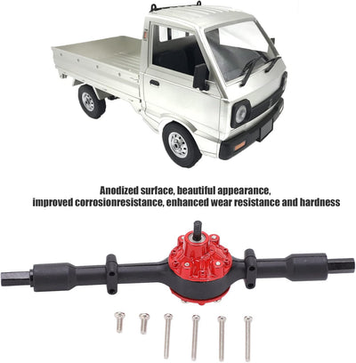 VGEBY Metall Hintere Brückenachse, RC LKW Brücke Hintere Rollenachse Metall Ersatz Zubehör RC Auto U