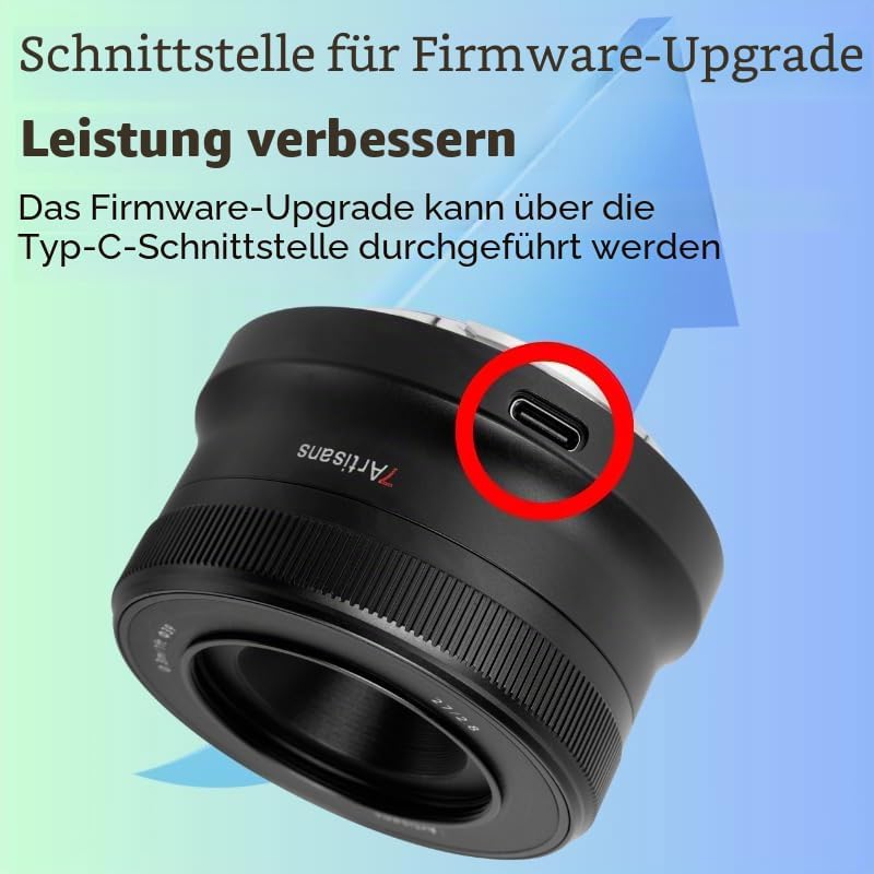 7artisans AF 27 mm F2.8 Autofokus-Objektiv, Weitwinkel-APS-C faszinierendes Autofokus-Kameraobjektiv
