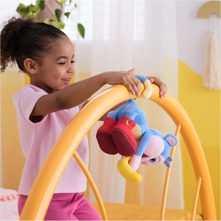 DORA Bananenfreund Boots - ca. 30 cm grosse, interaktive Plüschfigur zur beliebten TV-Serie mit 2 Li