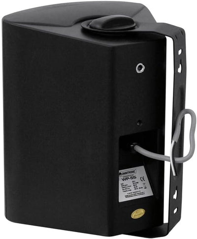 OMNITRONIC WP-5S ELA-Wandlautsprecher | 2-Wege-Lautsprecher mit Halterung, 100 V, 30 W RMS