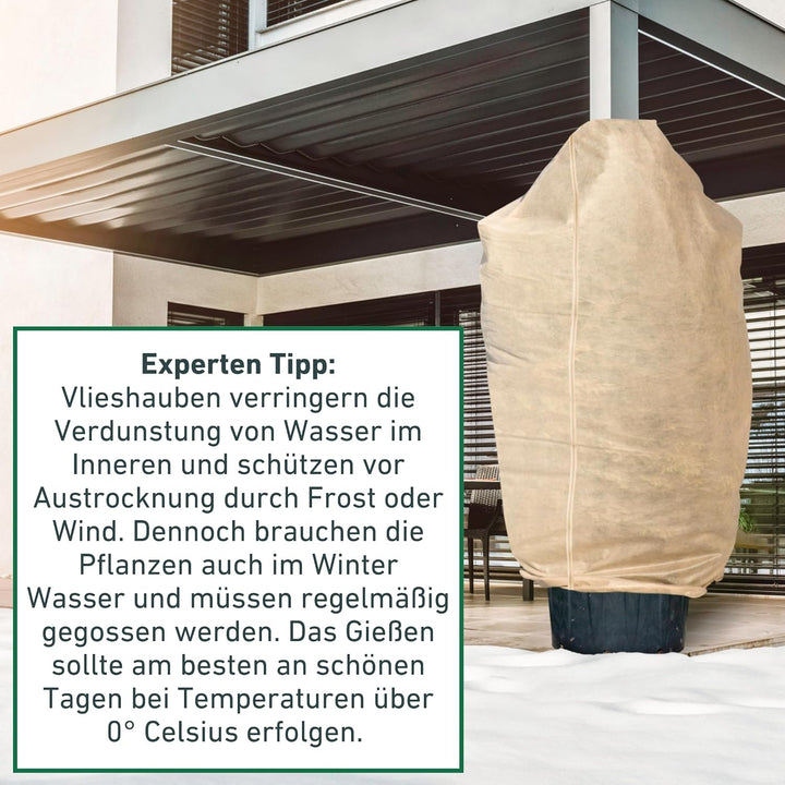 Windhager Winter-Vlieshaube Superprotect XXL, Kälteschutz, Frostschutz für Pflanzen, Abdeckvlies, Wi