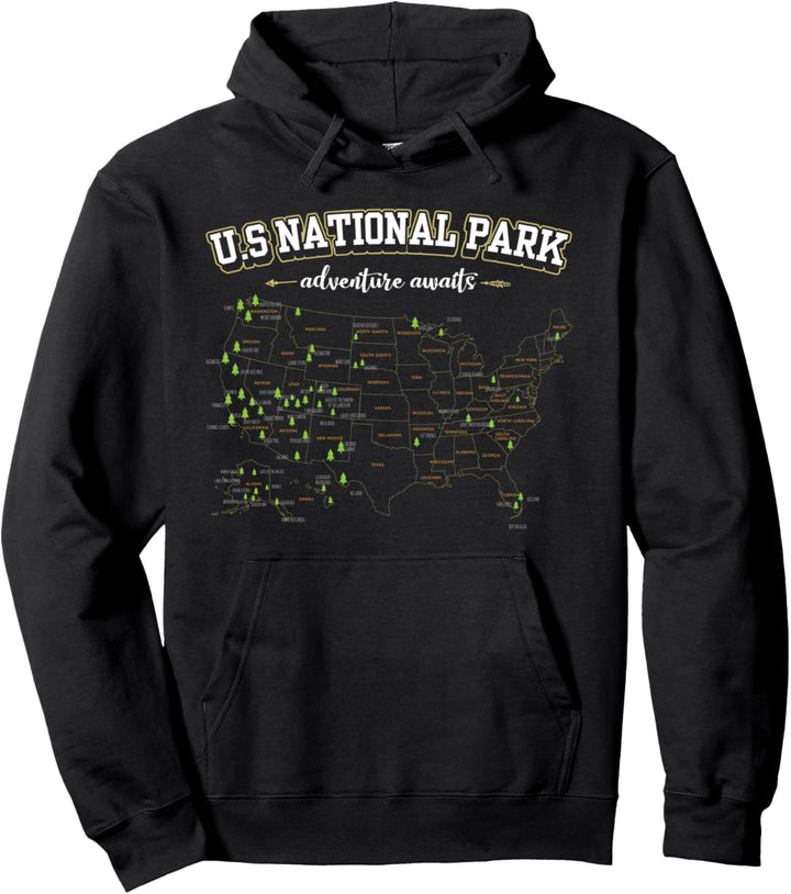 Das Abenteuer der Nationalparks erwartet das Wohnmobil Pullover Hoodie