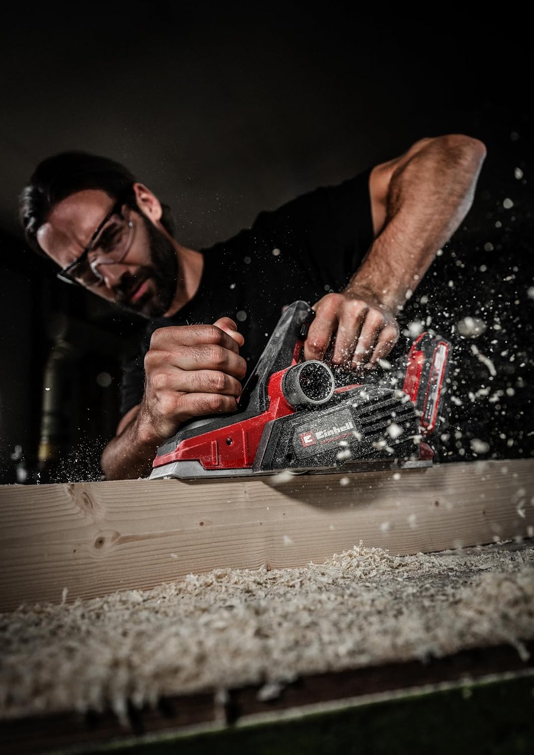 Einhell Professional Akku-Handhobel TP-PL 18/3 Li BL - Solo Power X-Change (18 V, Brushless, 82 mm H