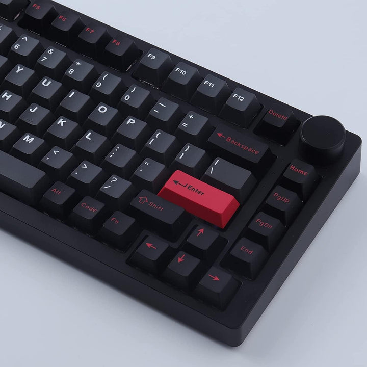 JakeTsai Keycaps, 172 Keys Cherry Profile Double Shot Keycaps Set with 2.75u, 3u, 6.25u and 7u Space