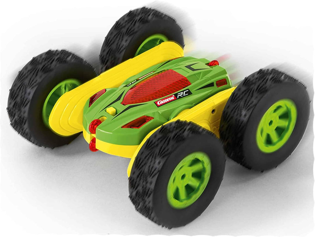 Carrera RC Mini Turnator 2.0 | 360° Flip | Kultiges ferngesteuertes Stunt-Auto mit LED-Lichtern | 16