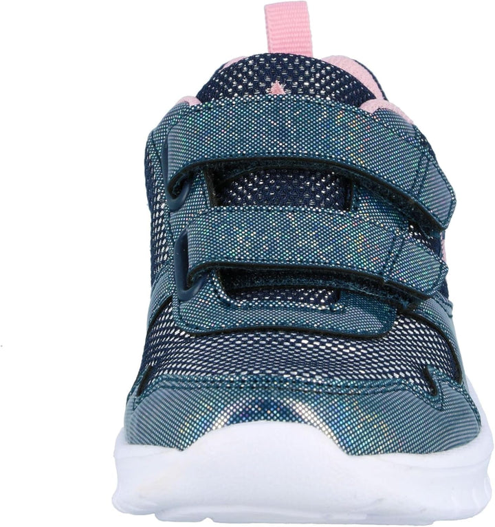 Lico Mädchen Jolly V Sneaker 22 EU Silber Rosa, 22 EU Silber Rosa