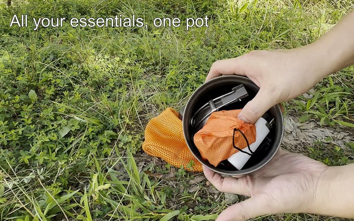 TOAKS Titanium Pot with Pan, 1100 ml
