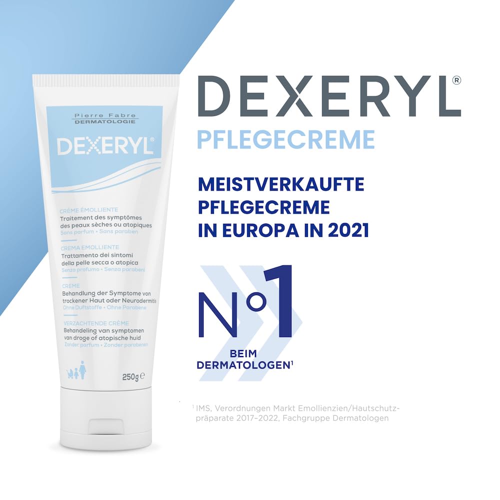 DEXERYL Pflegecreme bei trockener Haut & atopischer Dermatitis, 250 ml