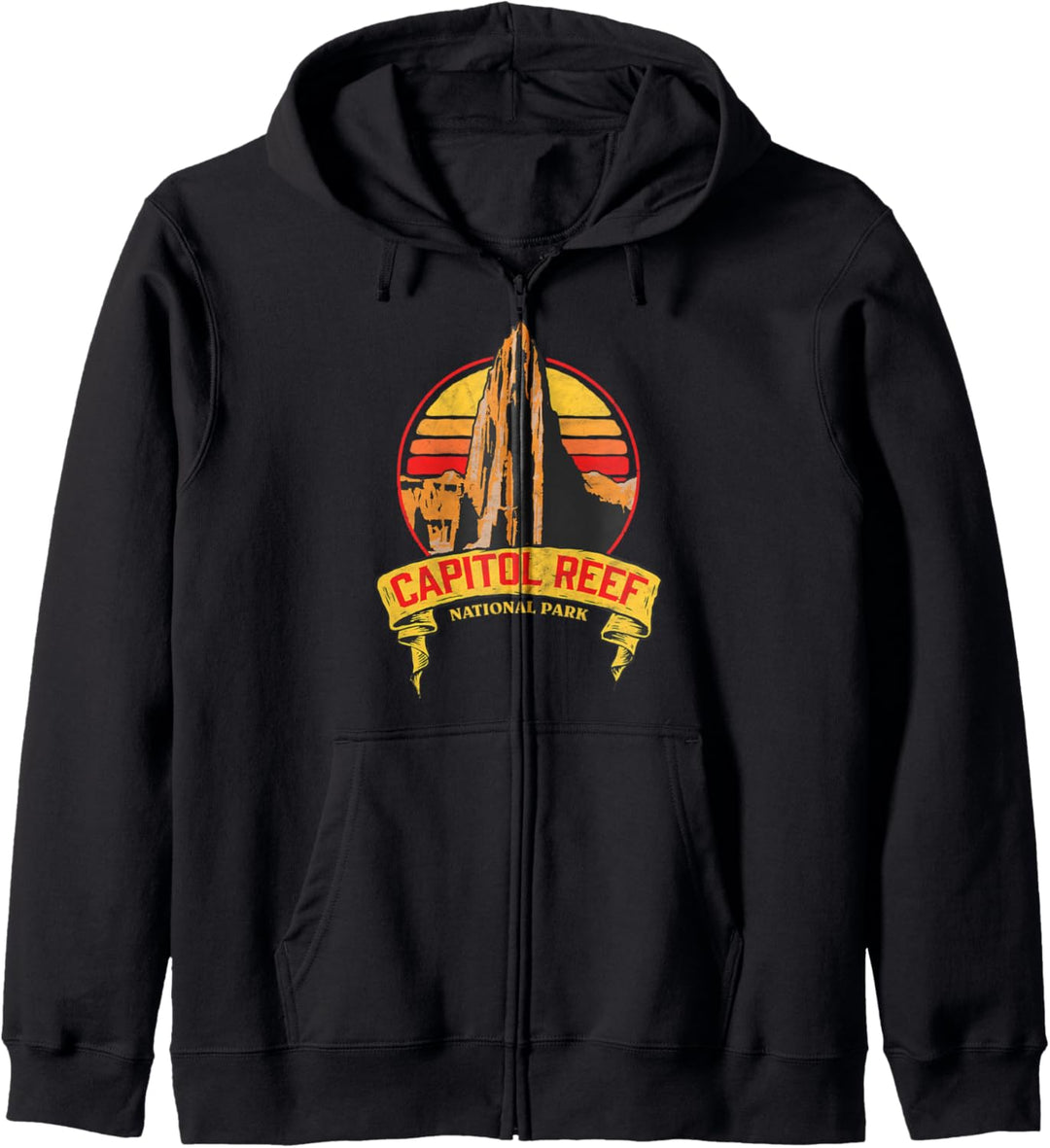 Capitol Reef Vintage Utah National Park Kapuzenjacke