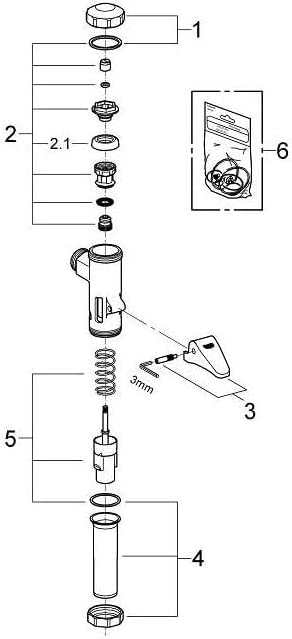 GROHE DAL-Voll-Automatic-Spüler für WC (mit automatischer Spülstromregulierung, 3/4"), chrom, 371410