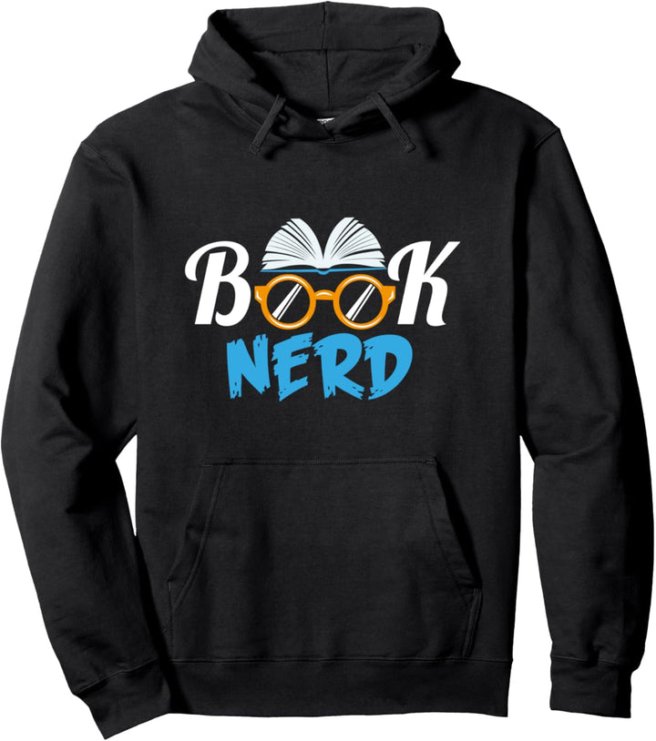 Book Nerd Buch Nerd Bücherwurm Pullover Hoodie