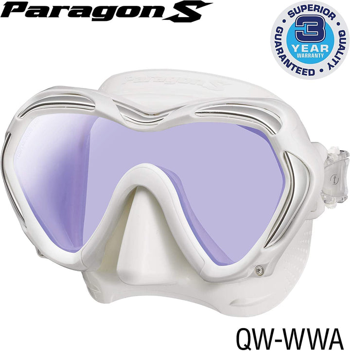 TUSA Paragon M2001SQB - Profi Tauchermaske Fishtail Blue, Fishtail Blue