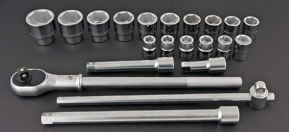 NEO TOOLS Steckschlüssel 3/4,`` 21-er Set