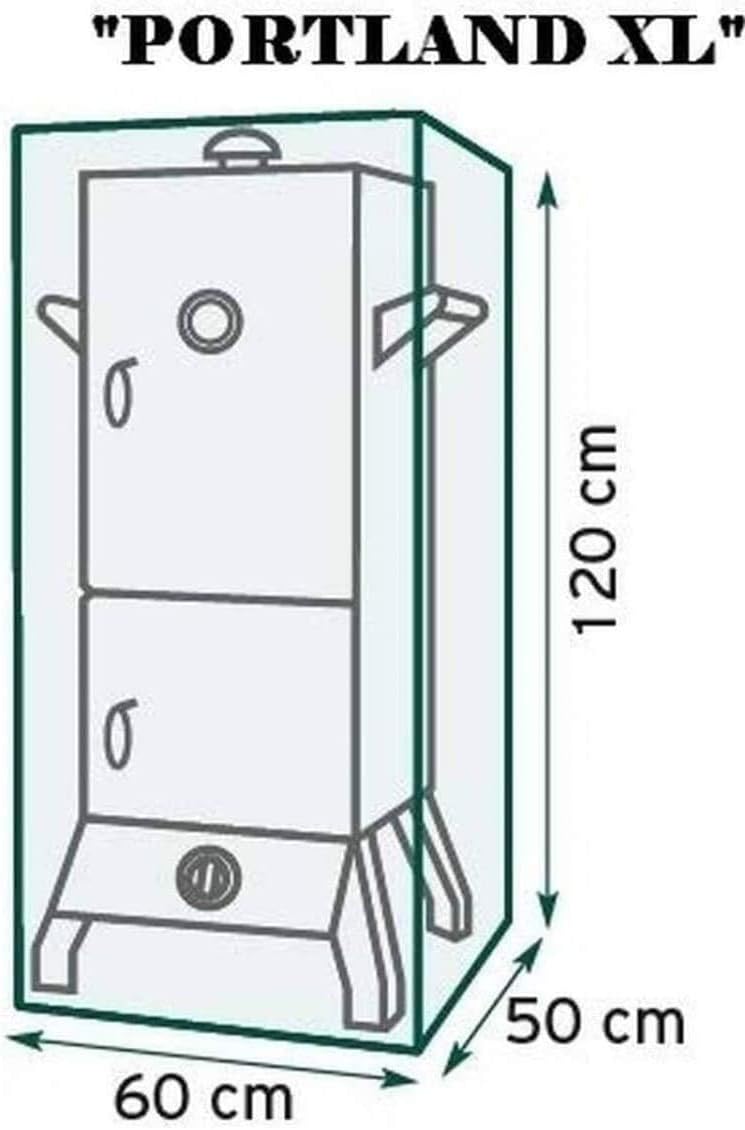 G. Abdeckhaube für Grill Portland XL von EL Fuego®, Schutz vor UV-Strahlung, wasserabweisend, Winter