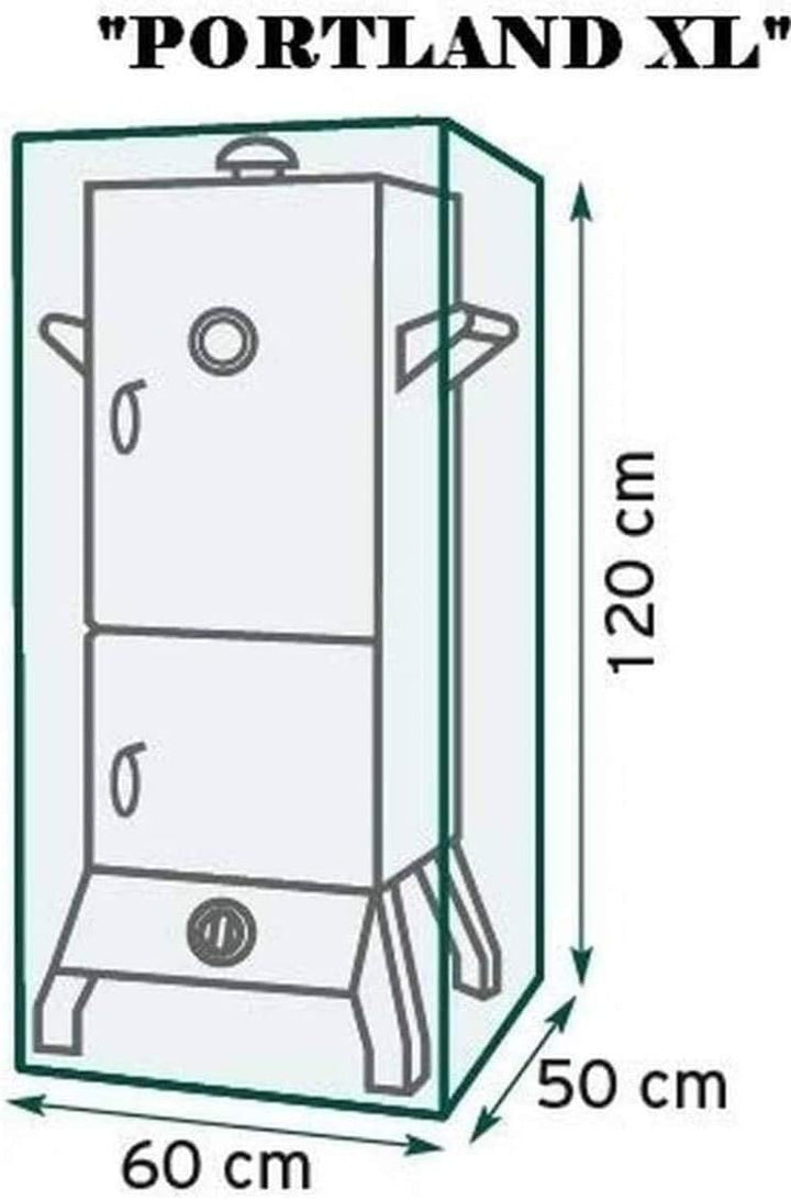 G. Abdeckhaube für Grill Portland XL von EL Fuego®, Schutz vor UV-Strahlung, wasserabweisend, Winter