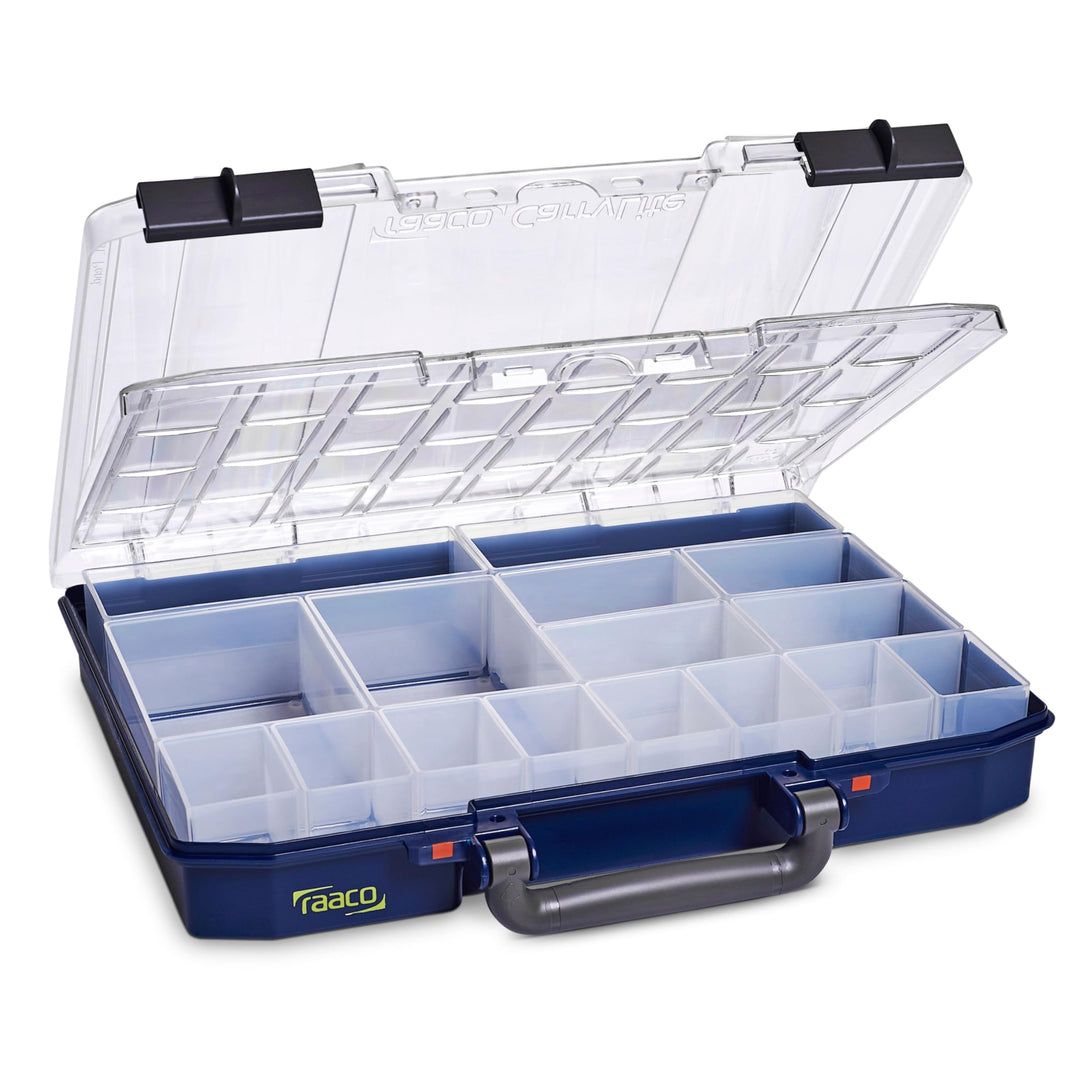 Raaco CarryLite 55 4x8-16/DL Sortierbox, 16 Einsätze - mit 16 Einsätze, 55 4x8-16/DL