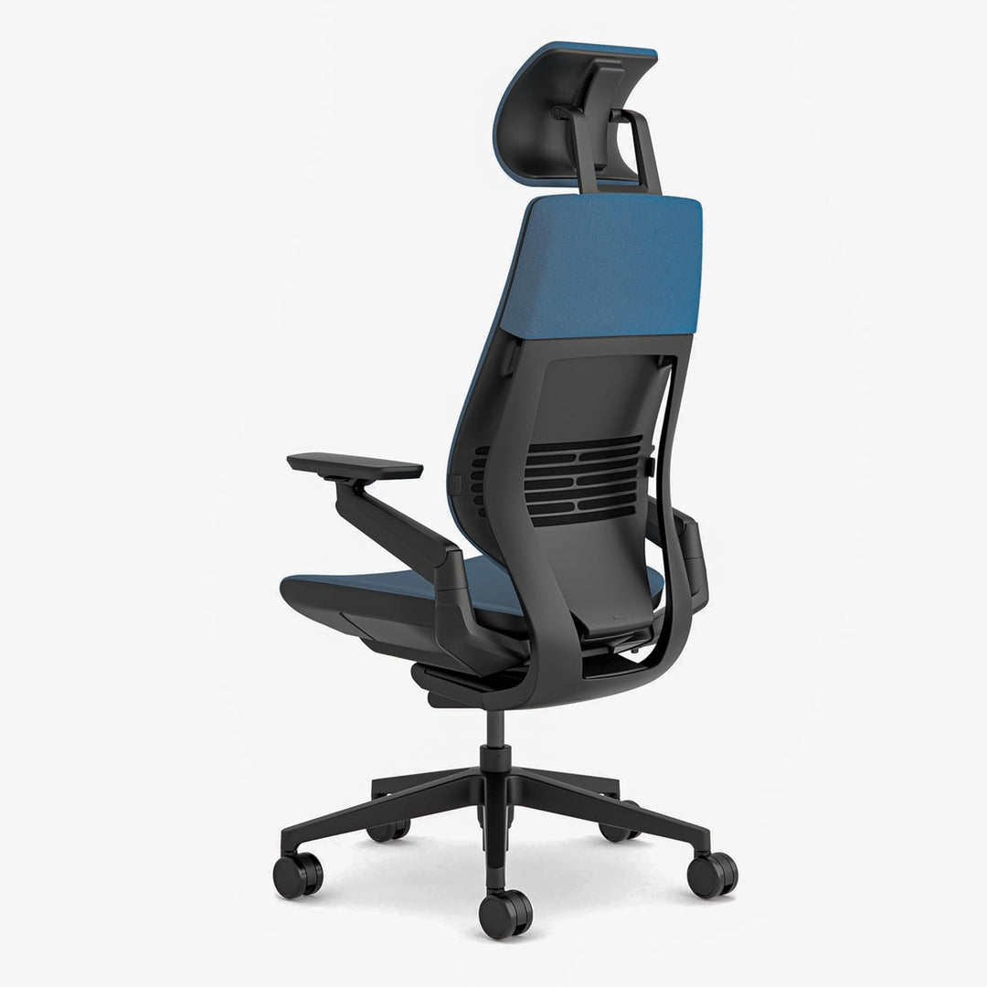 Steelcase Gesture Ergonomischer Bürostuhl mit 360° Armlehnen, 3D-Live Back Lumbalstütze, anpassbarer