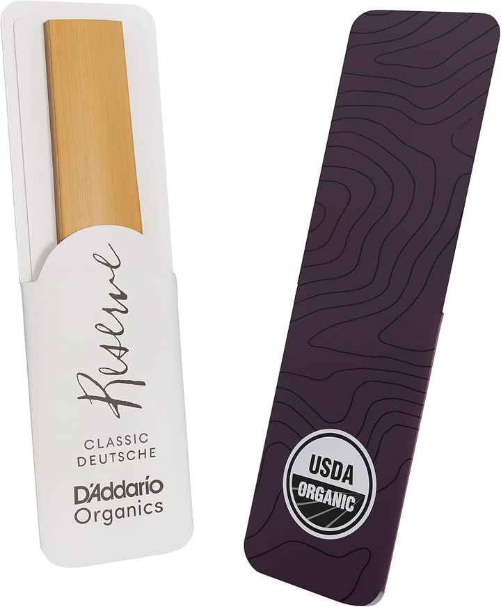 D'Addario Organisch Reserve Classic German Klarinettenblätter - Rohrblätter für Klarinette - Das ers
