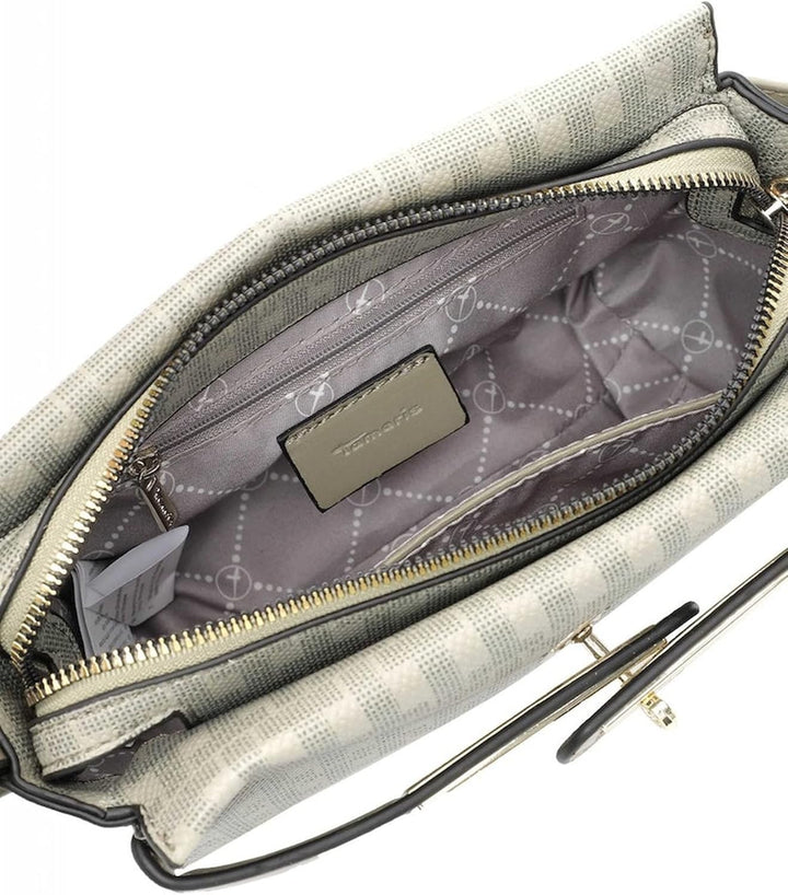 Tamaris Umhängetasche Lala 32110 Damen Handtaschen Ornament Einheitsgrösse Khaki, Einheitsgrö&#