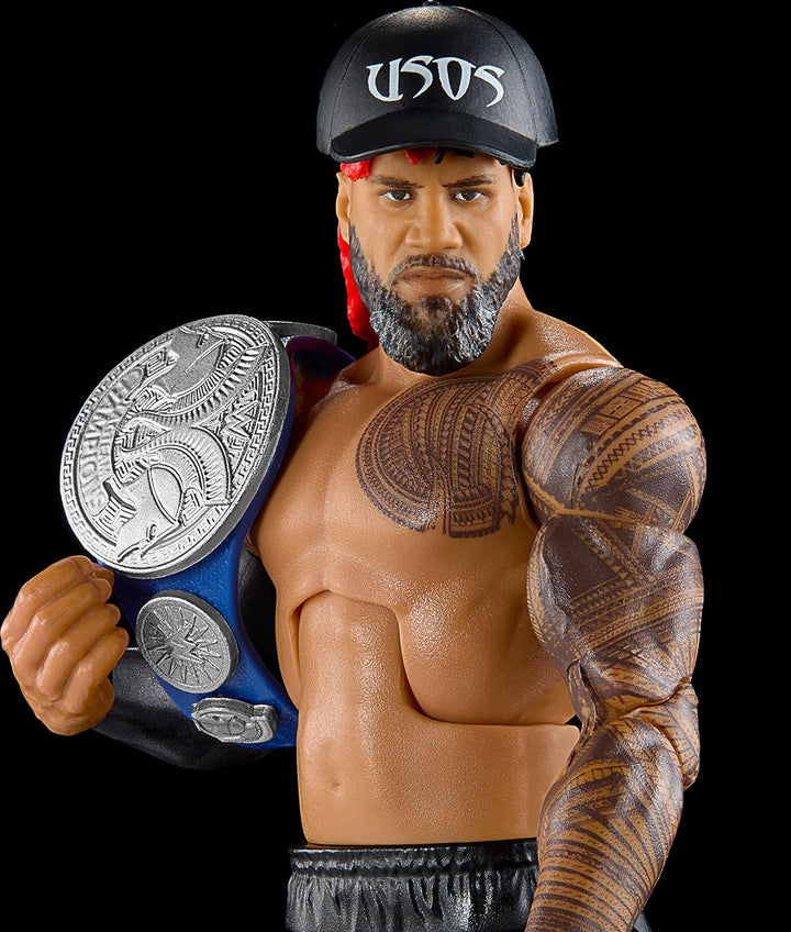 Mattel WWE Jimmy USO Top Picks Elite Collection Actionfigur, Artikulation & lebensechte Details, aus