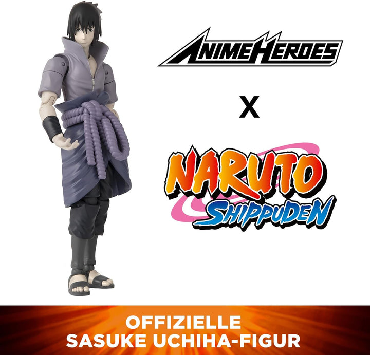 Anime Heroes – Naruto Shippuden – Anime Heroes Figur 17 cm – Sasuke Uchiwa – 36902, Sasuke