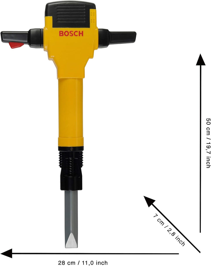 Theo Klein 8405 Bosch Presslufthammer | Batteriebetriebene Auf- und Abwärtsbewegung des Bohrmeissels