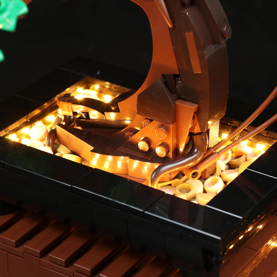 LocoLee Led Licht Set Kompatibel mit LEGO Bonsai Baum, Dekorations Led Beleuchtungs Set für 10281 Bo