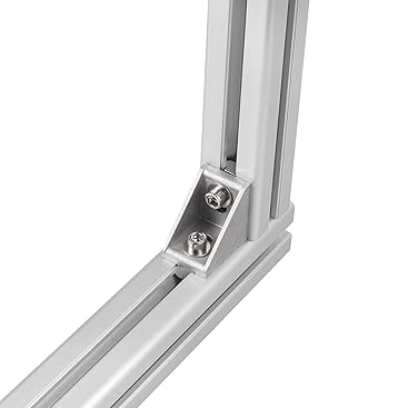 EYPINS 10X ALU Winkelverbinde, Aluprofil 30x30 30x60 Nut 8 Aluminium 90 Grad Winkel Raster Profile A