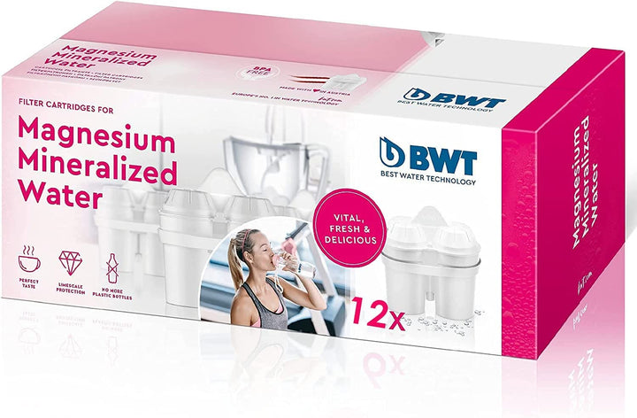 BWT Magnesium Mineralized Water 12x Acryl Weiss 8801502